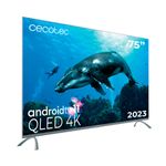 Televisor Smart TV Cecotec TV QLED V3+ series VQU30075+ 75’’ 4K UHD Android 11 G negro 2