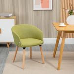 silla de comedor coimbra tapizada verde 72x57x56 cm animada