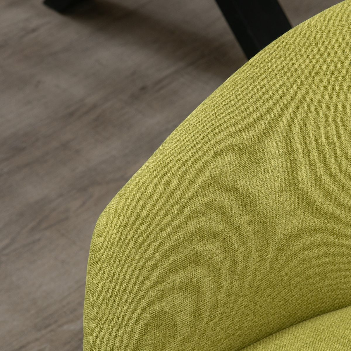 silla de comedor coimbra tapizada verde 72x57x56 cm apoyabrazos