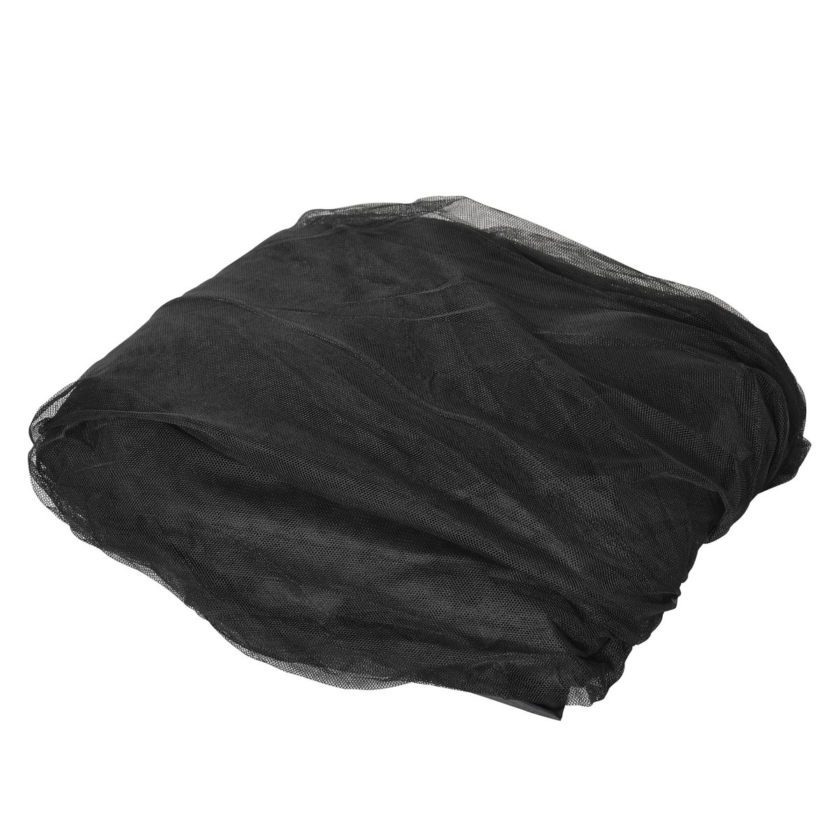 Mosquitera para sombrillas Outsunny con cremallera negro Ø3m 7
