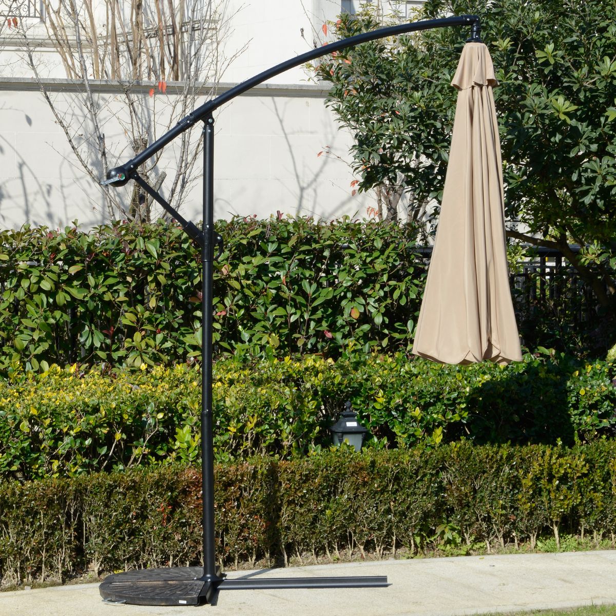 Conjunto de jardín Palma 1 mesa + 2 sillas + 1 sillón marrón oscuro detalle aniamda