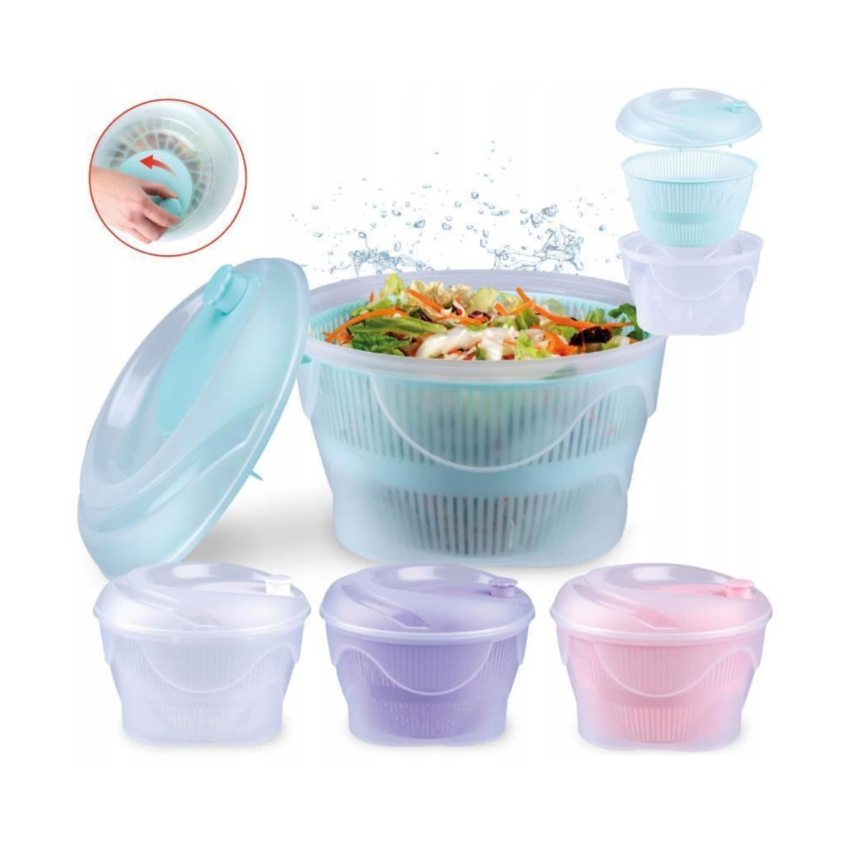 escurridor-de-verdura-giratorio-4l-rosa-ø23-cm-conjunto