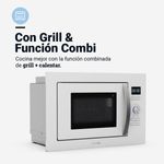 Microondas encastrable Speedybake Plus 6125W Universal Blue 700W función grill blanco funciones
