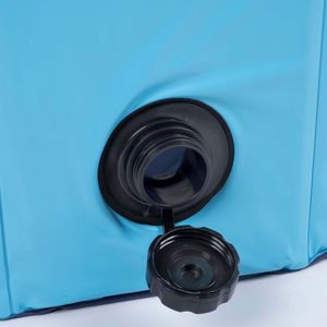 Piscina para mascotas Maxxpro plegable azul Ø80x30 cm