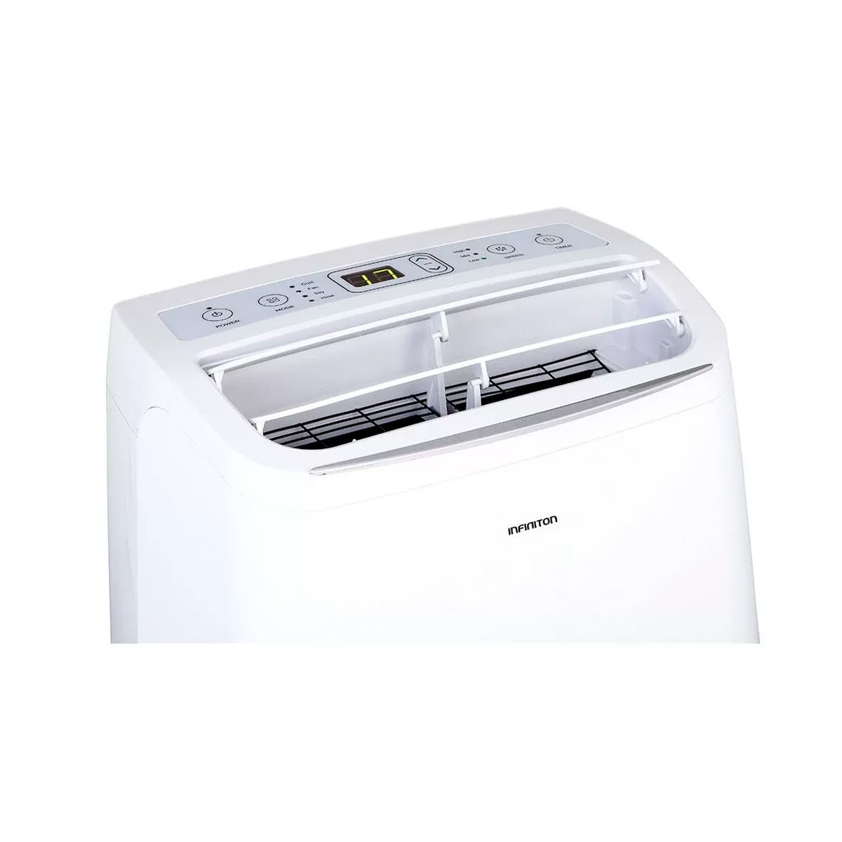 Aire acondicionado portátil Infiniton PAC-W12 / PACWL30A2 A+ 3520 frigorías 4 modos detalle botones