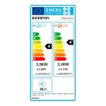 Aire acondicionado portátil Infiniton PAC-W12 / PACWL30A2 A+ 3520 frigorías 4 modos detalle energético
