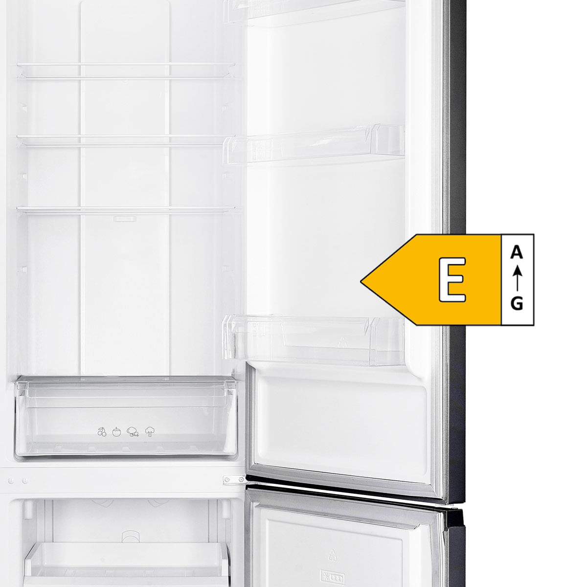 Frigorífico combi Svan SC2602ENFX No Frost 326L E inox 201 cm 3