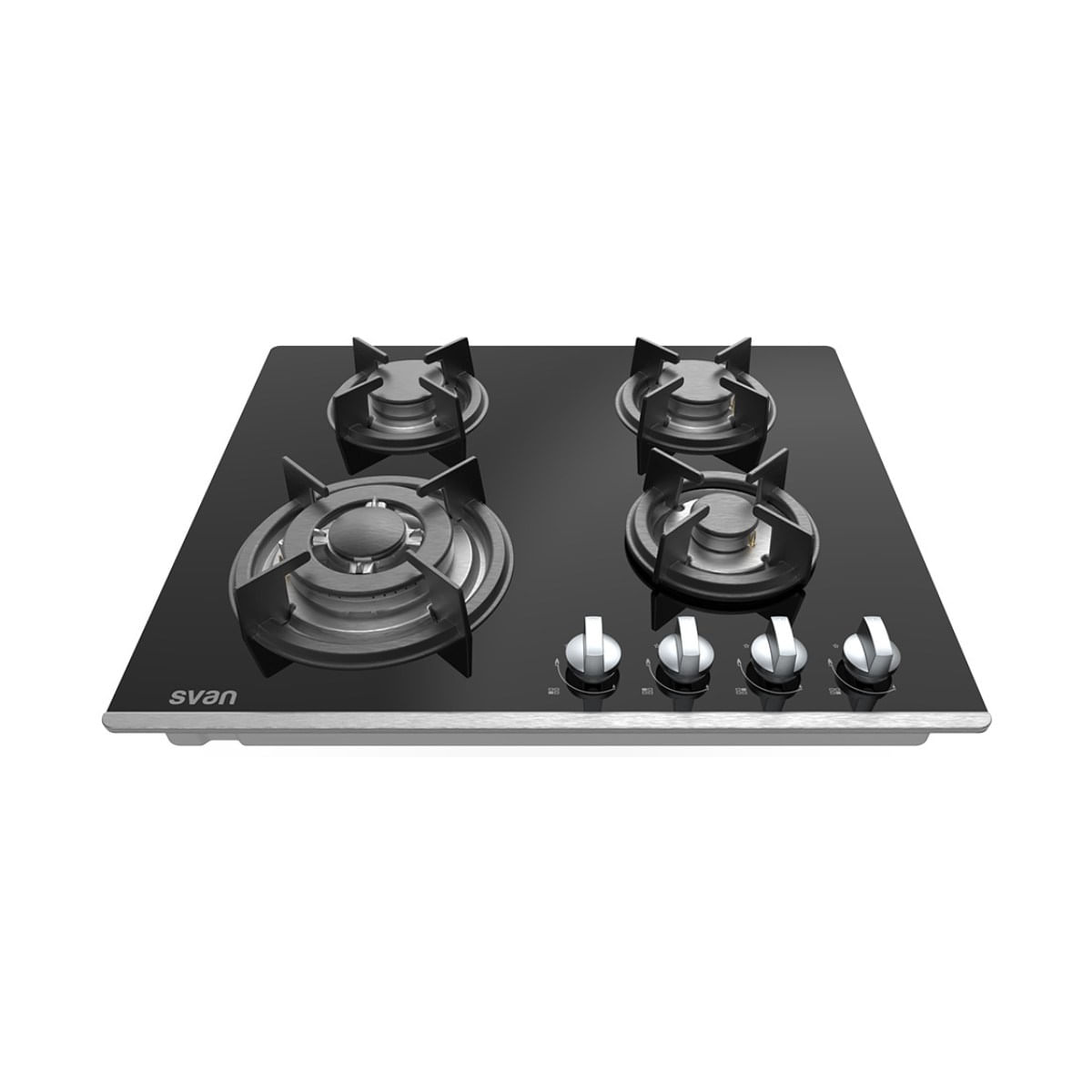 Placa-de-gas-Svan-SGW4600N-4-fuegos-cristal-negro-60-cm-lateral