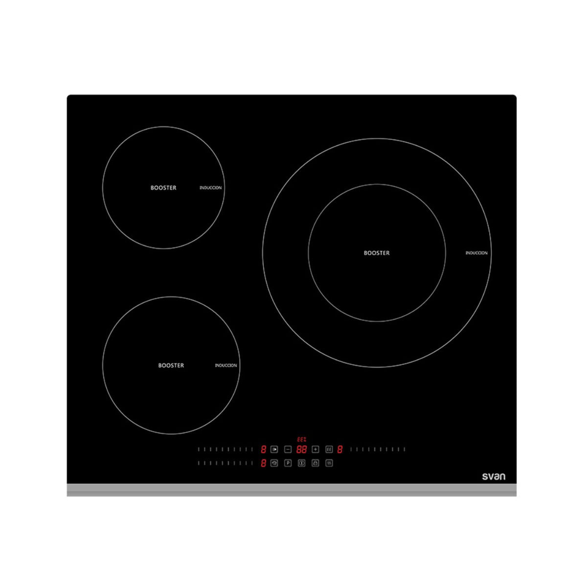 Placa-de-induccion-Svan-SI3600SB-7200W-3-zonas-9-niveles-negro-58-cm-fondo-blanco