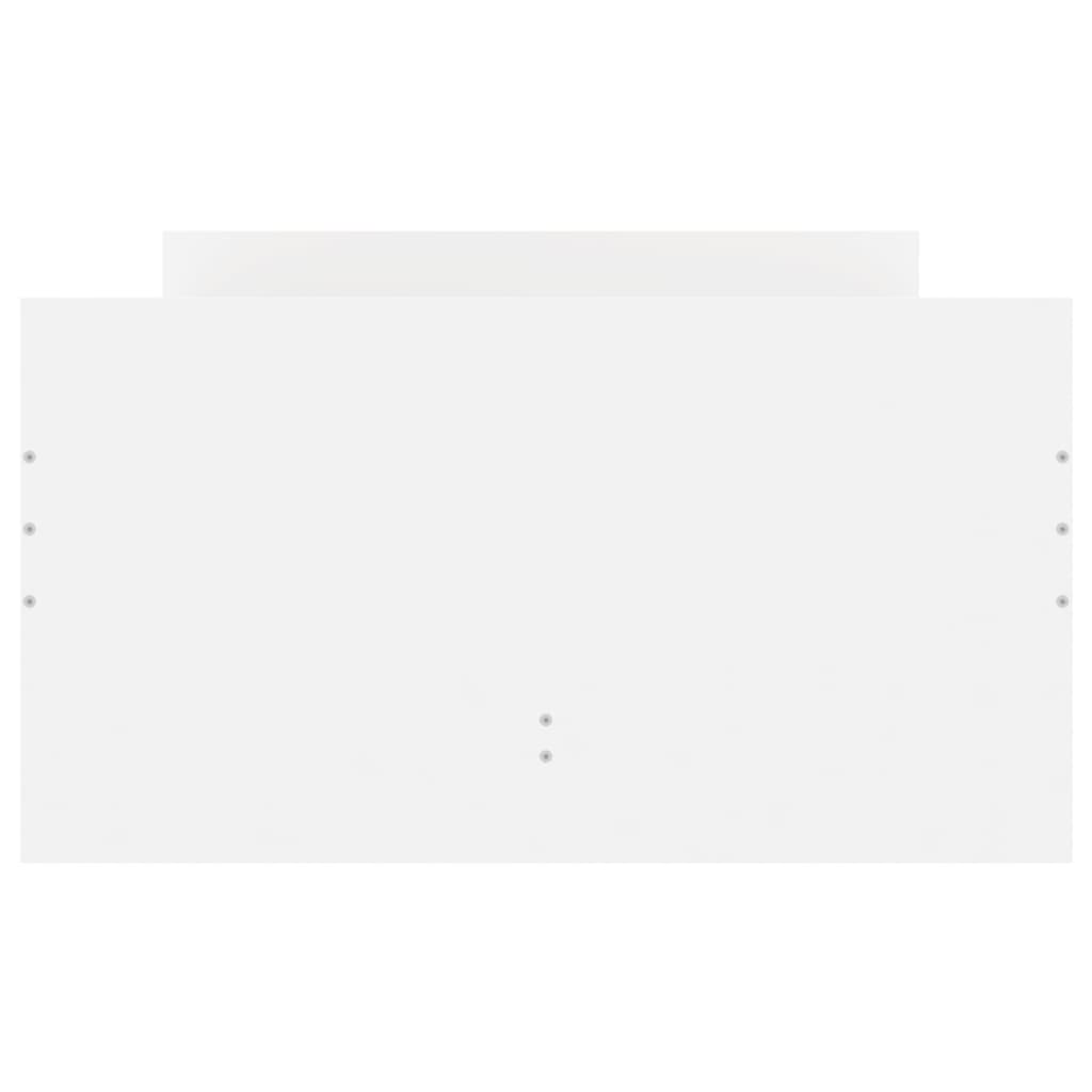 Estructura de cama Vita con 2 cajones + panel trasero blanco 90x200 cm perfil