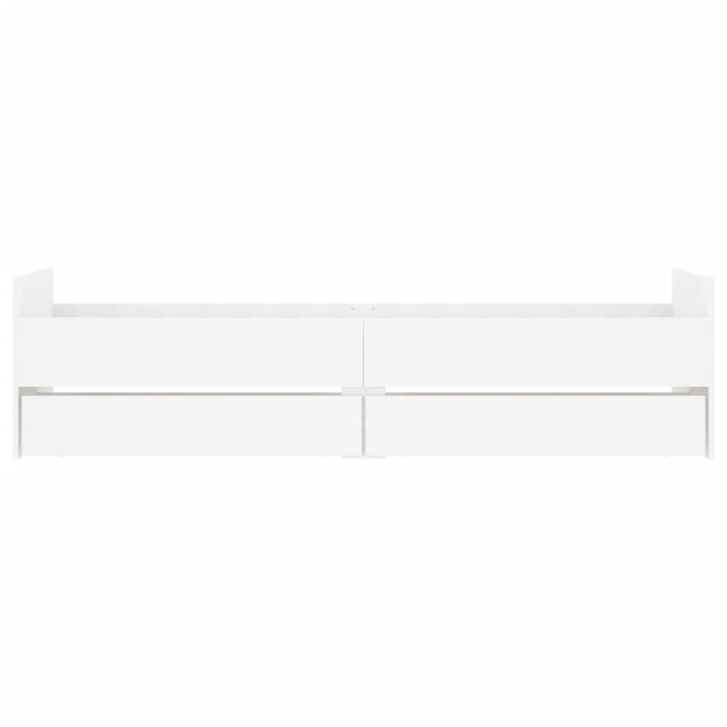 Estructura de cama Vita con cajones blanco 90x200 cm perfil