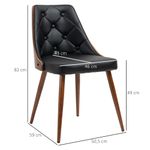 Pack-de-2-sillas-de-comedor-Mel-Homcom-cuero-sintetico-negro-3