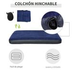 Tienda de campaña Vision Outsunny plegable con colchón doble verde 180x193x145 cm detalles
