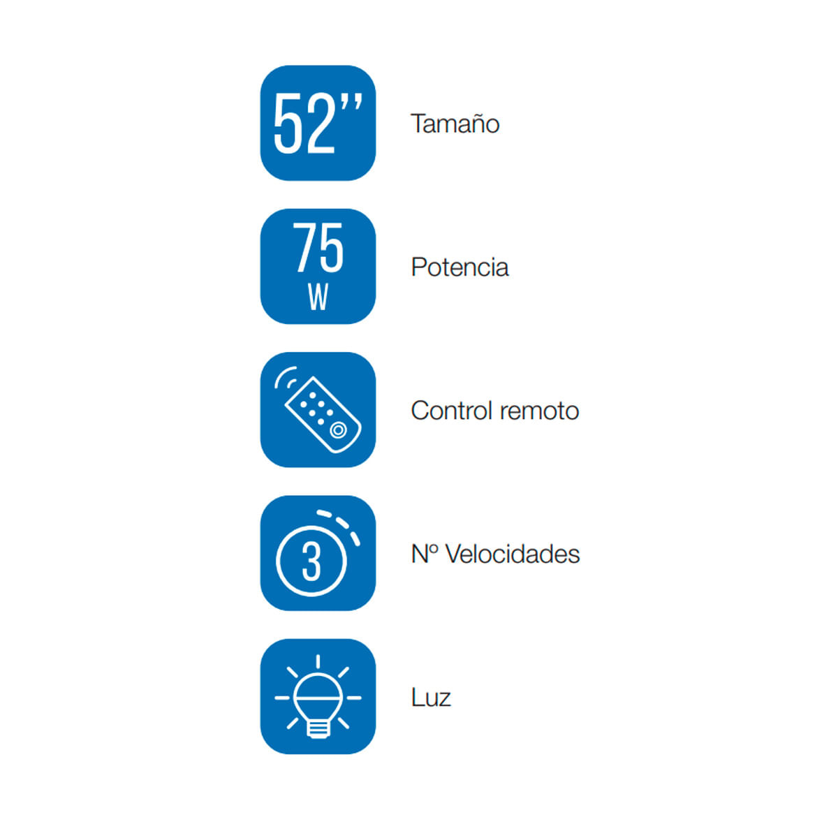 Ventilador-de-techo-Svan-SVVE52TM-75W-3-velocidades-blanco-Ø152x132cm-detalle-funciones