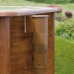 Piscina-Sicilia-Gre-redonda-pared-acero-marron-Ø460x120-cm-filtro-cartucho