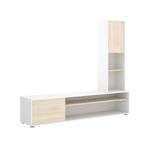 Composicion-de-salon-Essen-2-puertas---estanteria-reversible-blanco-natural-161x181x415-cm-fondo-blanco