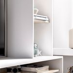 Composicion-de-salon-Essen-2-puertas---estanteria-reversible-blanco-natural-161x181x415-cm-detalle