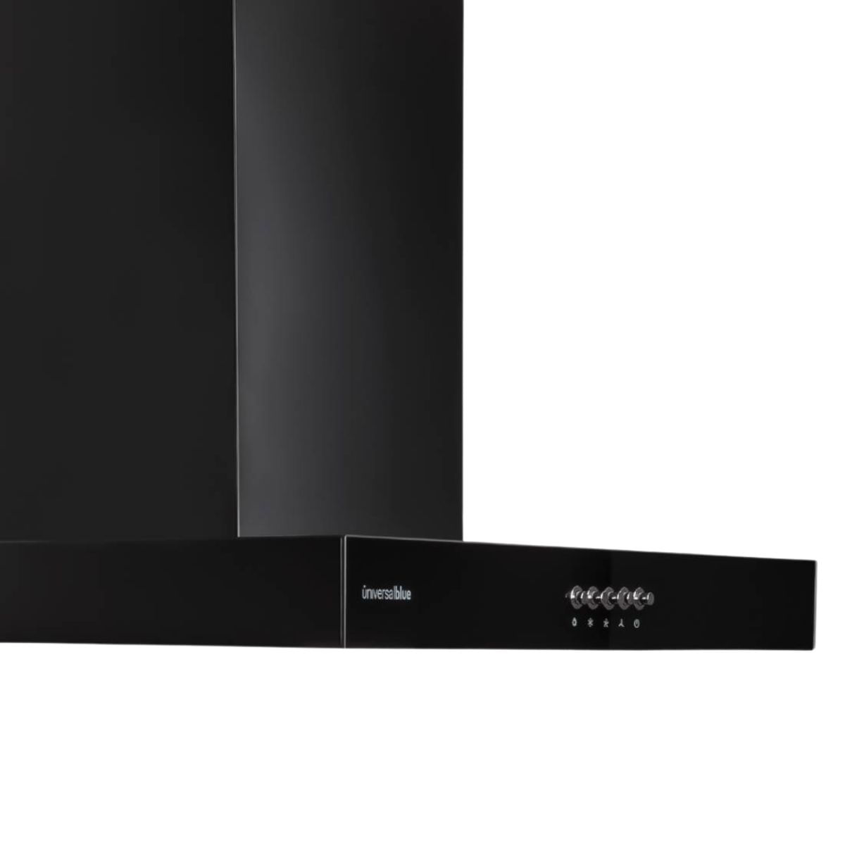 Campana-extractora-Kenia-6060B-Universal-Blue-150W-550-m³-h-C-negro-95-cm-detalles-control