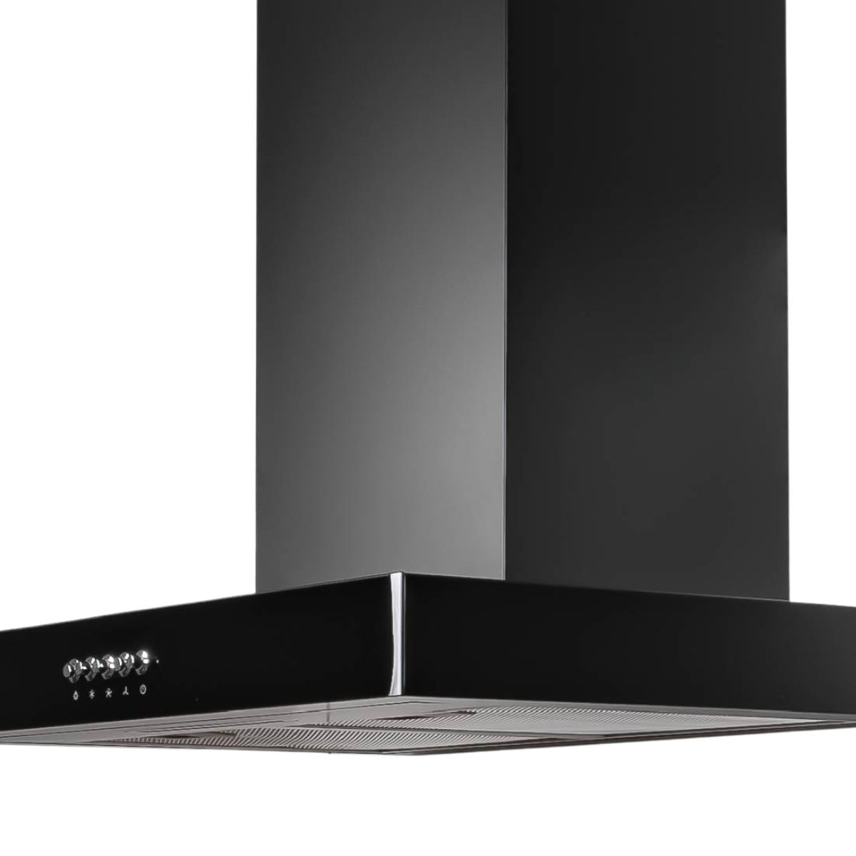 Campana-extractora-Kenia-6060B-Universal-Blue-150W-550-m³-h-C-negro-95-cm-detalle-de-control