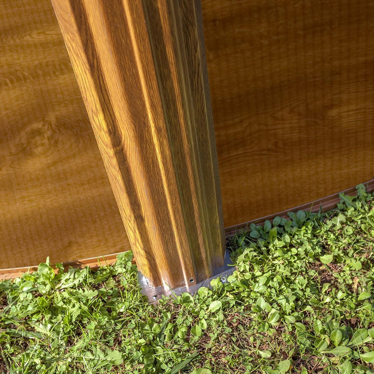 Piscina-Pacific-Gre-redonda-pared-acero-marron-Ø460x120-cm-soportes