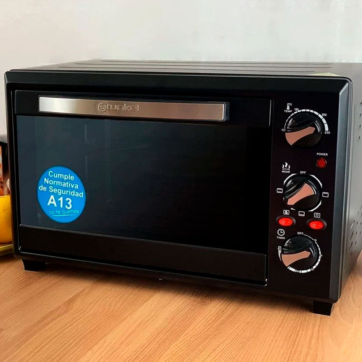 Horno de sobremesa Grunkel HR-28N RM 1600W 28L con accesorios negro 2