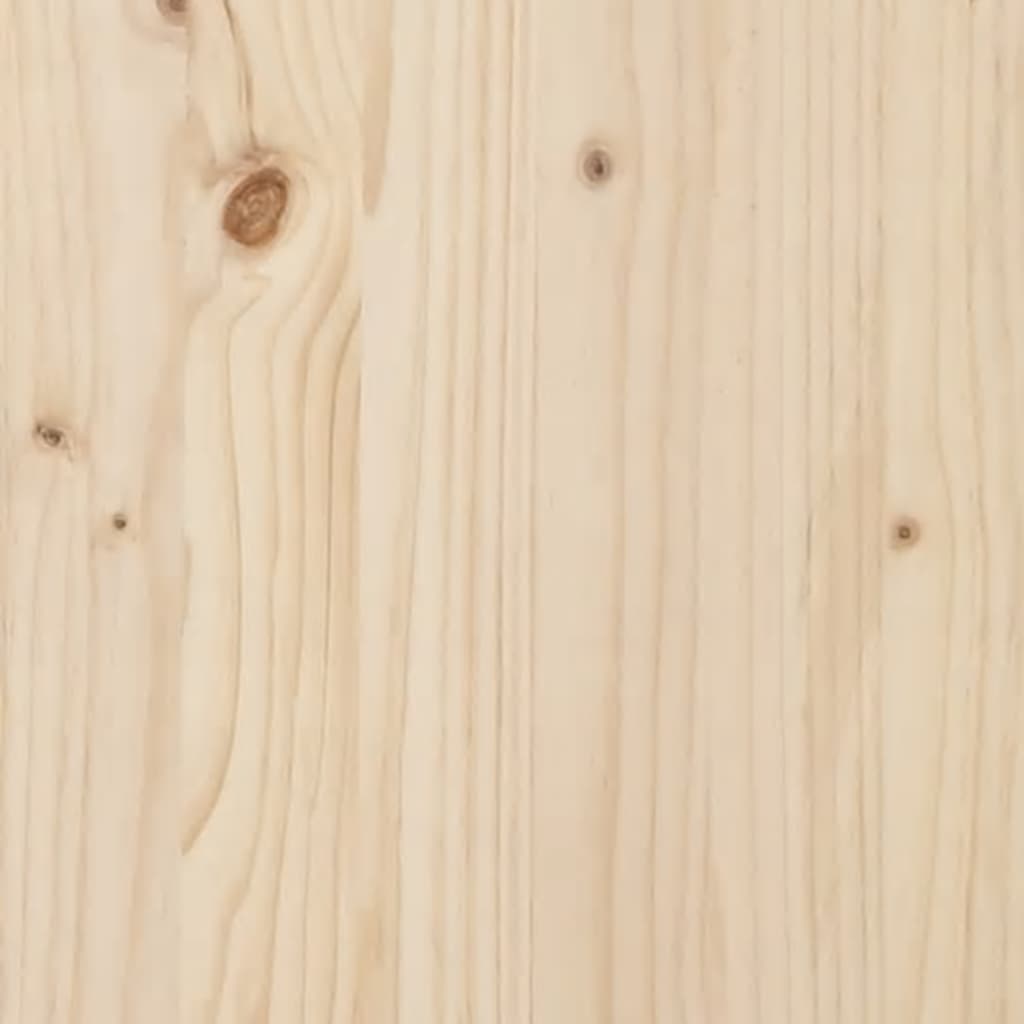 Conjunto de jardín Space 6 piezas madera maciza de pino natural material