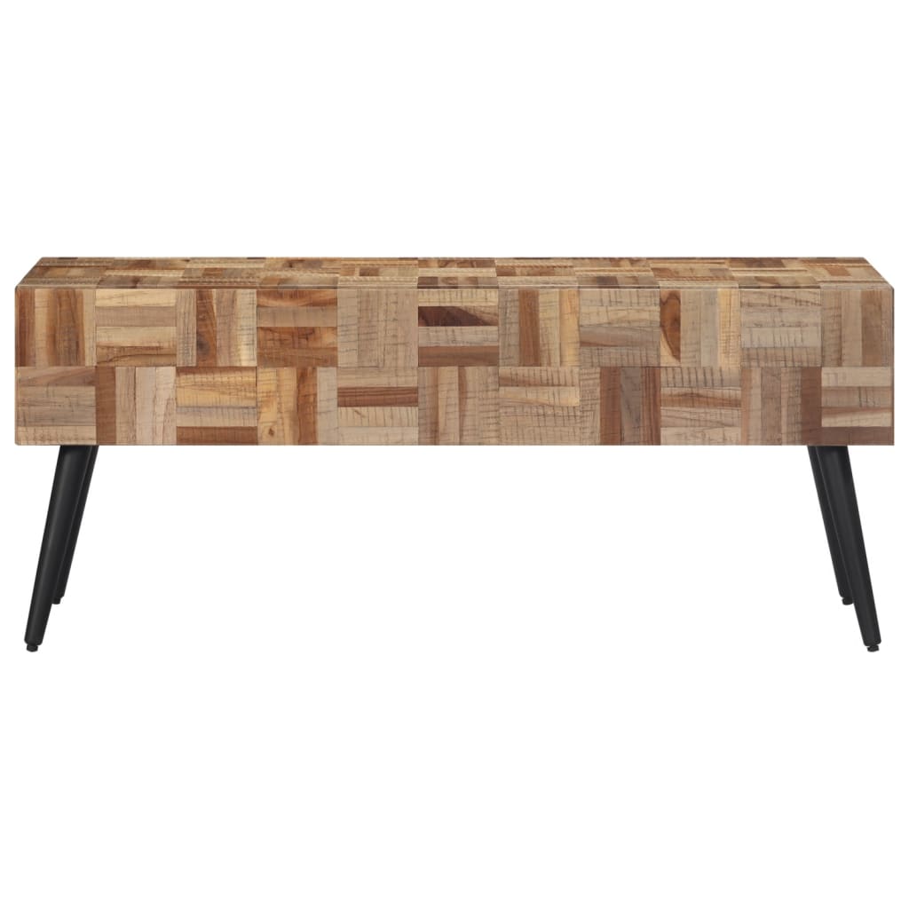 Banco Efendi teca reciclada natural 45x110x35 cm 2