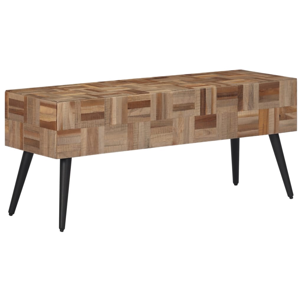 Banco Efendi teca reciclada natural 45x110x35 cm 8