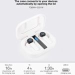 Auriculares inalámbricos TooQ Bender TQBWH-0031W con estuche de carga blanco 3