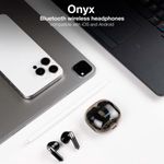 Auriculares inalámbricos TooQ Onyx TQBWH-0054B con estuche de carga negro 2