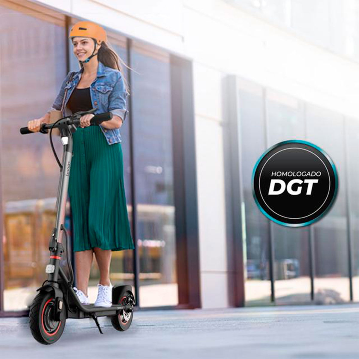 Patinete eléctrico Cecotec Bongo D40 XL Connected 350W autonomía 40km control App negro 8