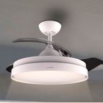 Ventilador de techo retráctil Cecotec EnergySilence Aero 4280 Invisible 40W blanco Ø106 cm 4