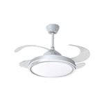 Ventilador-de-techo-Toronto-Bel-Air-72W-4-aspas-retractiles-mando-a-distancia-blanco-Ø108-cm-fondo-blanco