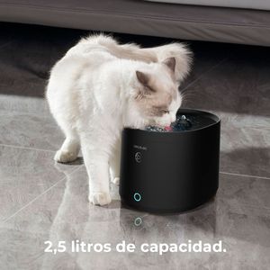 Fuente para mascotas Cecotec Pumba 2500 Refresh Smart 2,5L WiFi negro