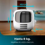Mochila transportín Cecotec Pumba 1800 Travel Fan mascotas hasta 8kg blanco 5