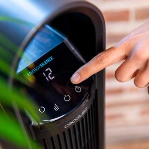 Ventilador de torre Cecotec EnergySilence 9190 SkyLine Ionic Connected 60W WiFi + mando a distancia negro