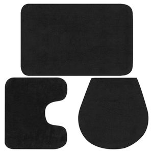 Pack de 3 alfombrillas de baño Lawo asimétricas