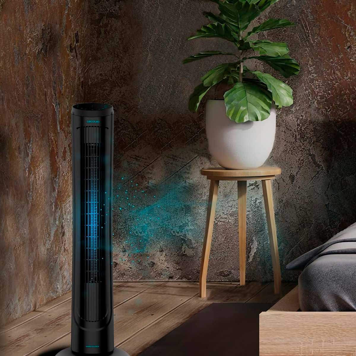 Ventilador de torre Cecotec EnergySilence 9090 Skyline 45W mando a distancia negro 2