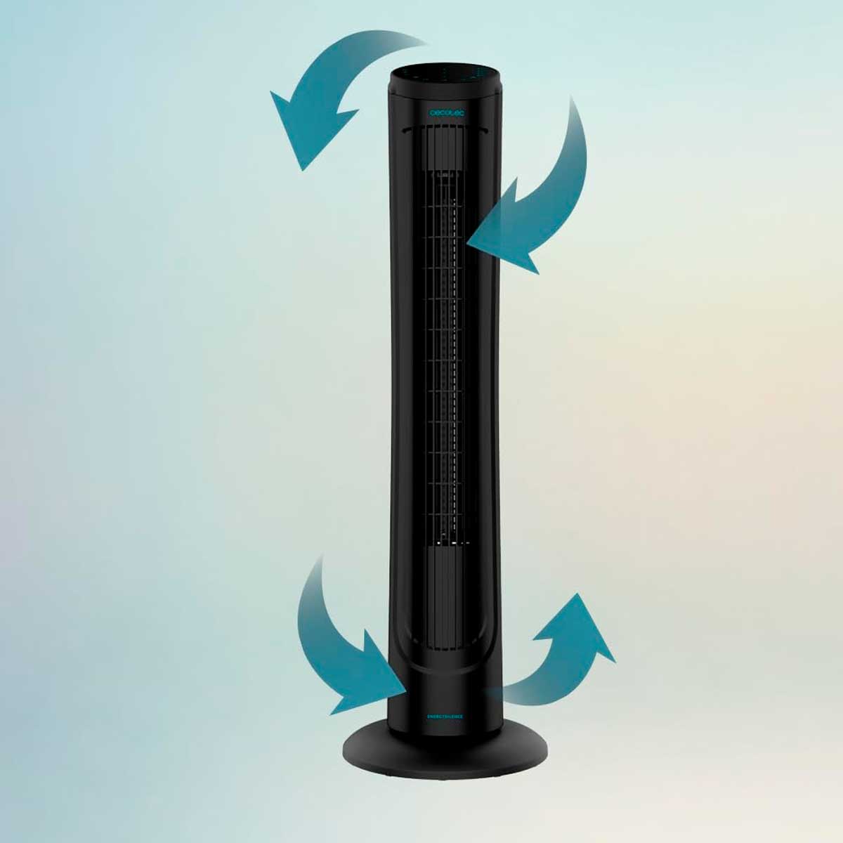 Ventilador de torre Cecotec EnergySilence 9090 Skyline 45W mando a distancia negro 3