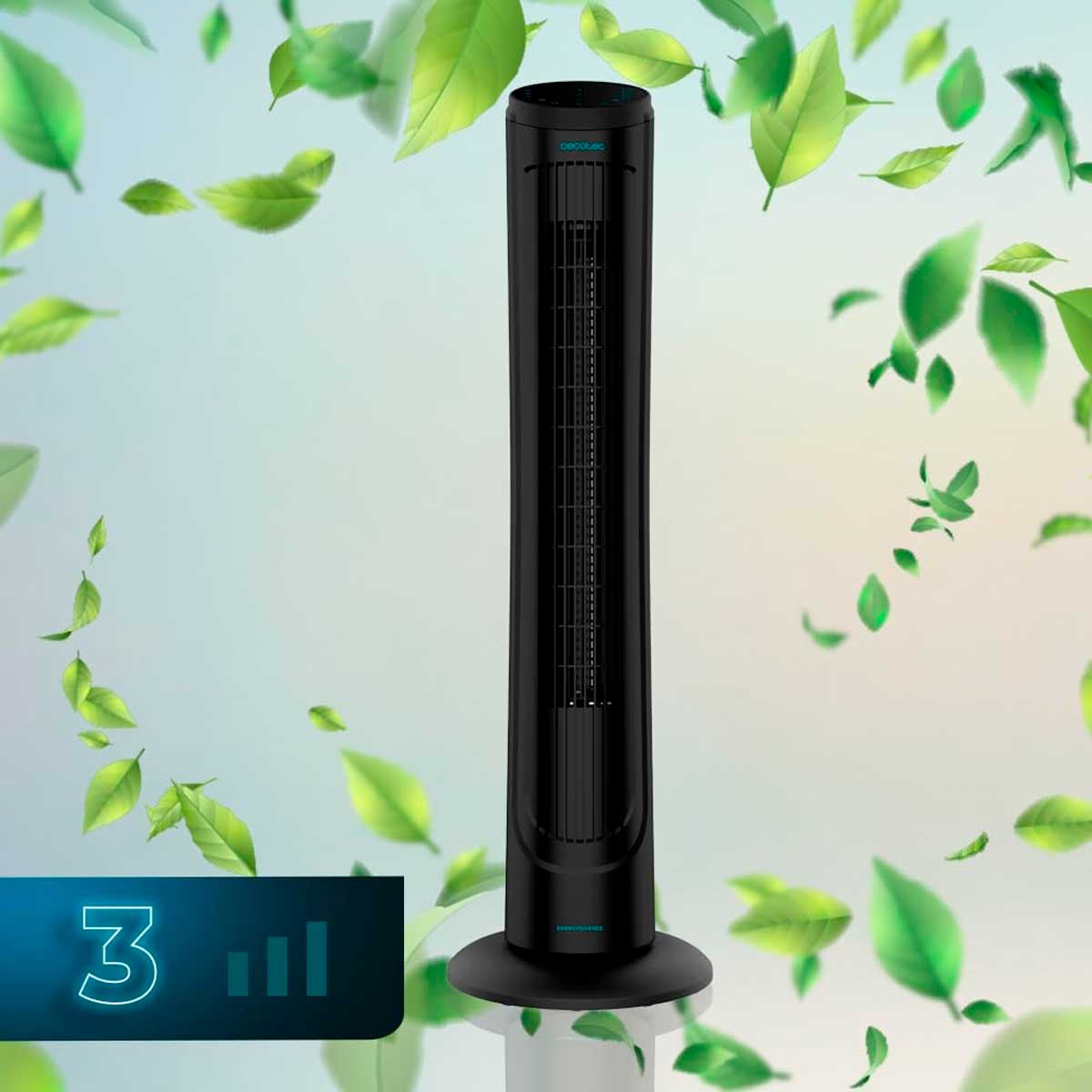 Ventilador de torre Cecotec EnergySilence 9090 Skyline 45W mando a distancia negro 6