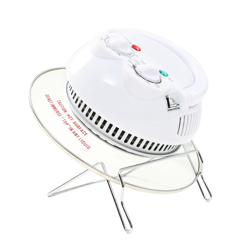Horno de convección halógeno VidaXL 800W 10L blanco 3