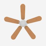 Ventilador de techo Etesios 6042W Universal Blue 50W 5 aspas reversibles blanco/natural Ø106 cm 6