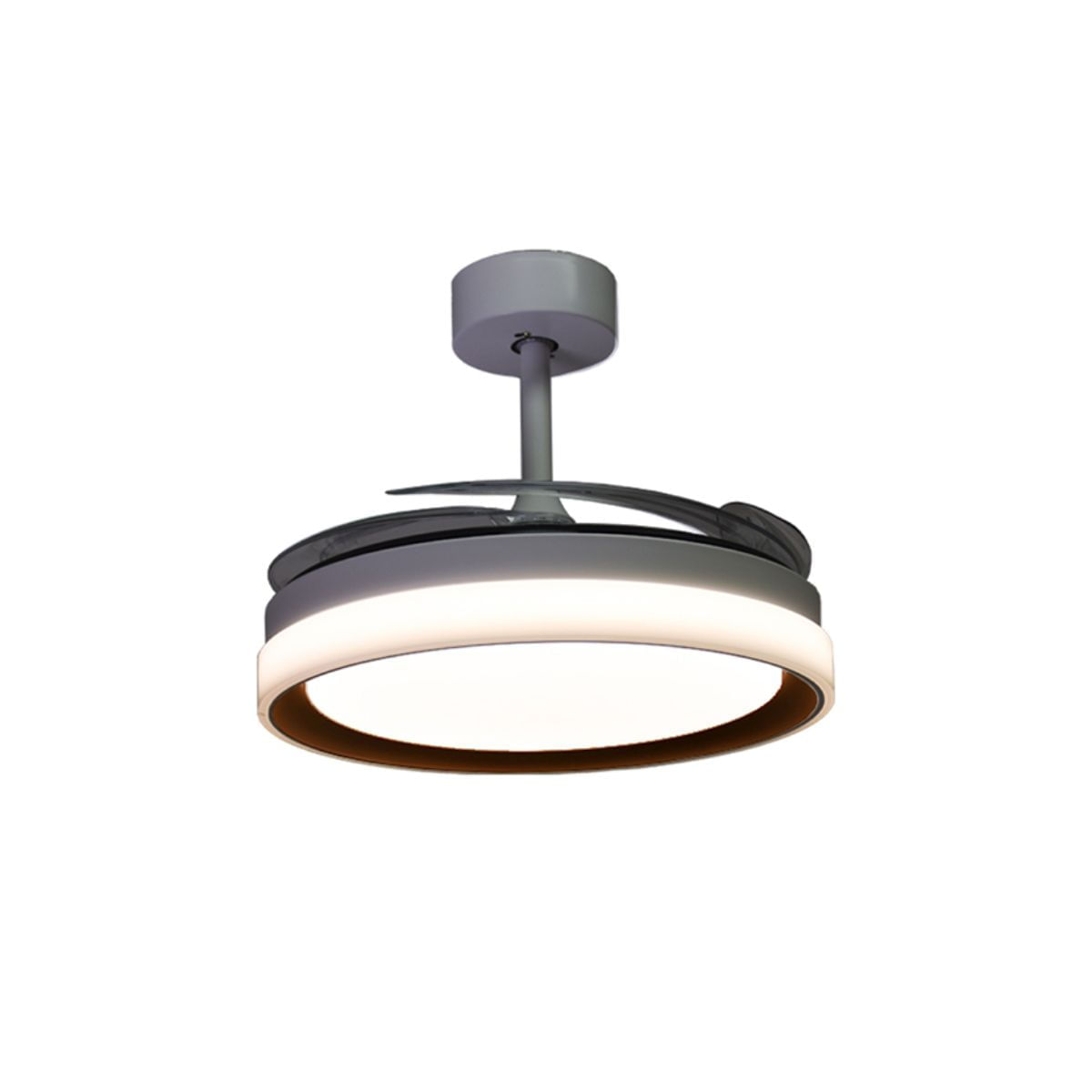 Ventilador-de-techo-Kigali-Mini-Bel-Air-48W-4-aspas-retractiles-blanco-marron-Ø91-cm-luz-calida