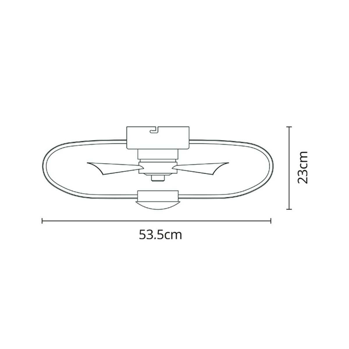 Ventilador-de-techo-Jura-Lumit-74W-5-aspas-mando-a-distancia-cromo-Ø535-cm-medidas
