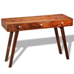 Consola recibidor Kalm madera maciza de sheesham natural 76x116x42 cm