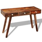 Consola recibidor Kalm madera maciza de sheesham natural 76x116x42 cm 7