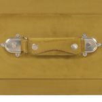 Mesita de noche Guafo 1 cajón tercipelo mostaza 40x35x40 cm 7