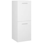 Armario de baño Barbate 2 puertas blanco 80x30x30 cm 2
