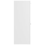 Armario de baño Barbate 2 puertas blanco 80x30x30 cm 6