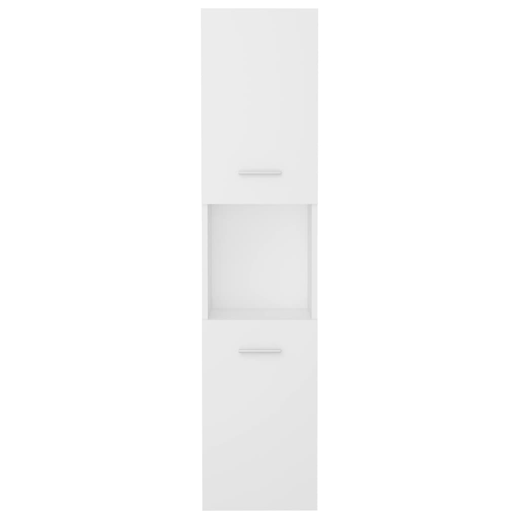 Armario alto de baño Ronda 2 puertas + 1 módulo blanco 130x30x30 cm 7